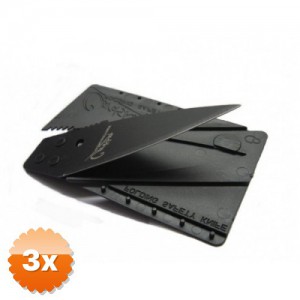 3 Adet Kredi Kartı Şeklinde Bıçak Cardsharp Kutulu