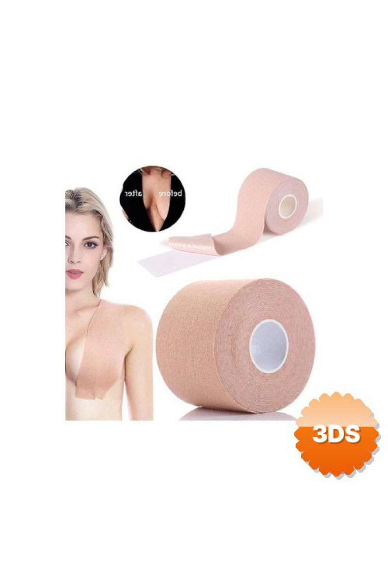 Göğüs Dikleştirici Bant 5 cm x 5 m Pamuklu Elastan Kumaş