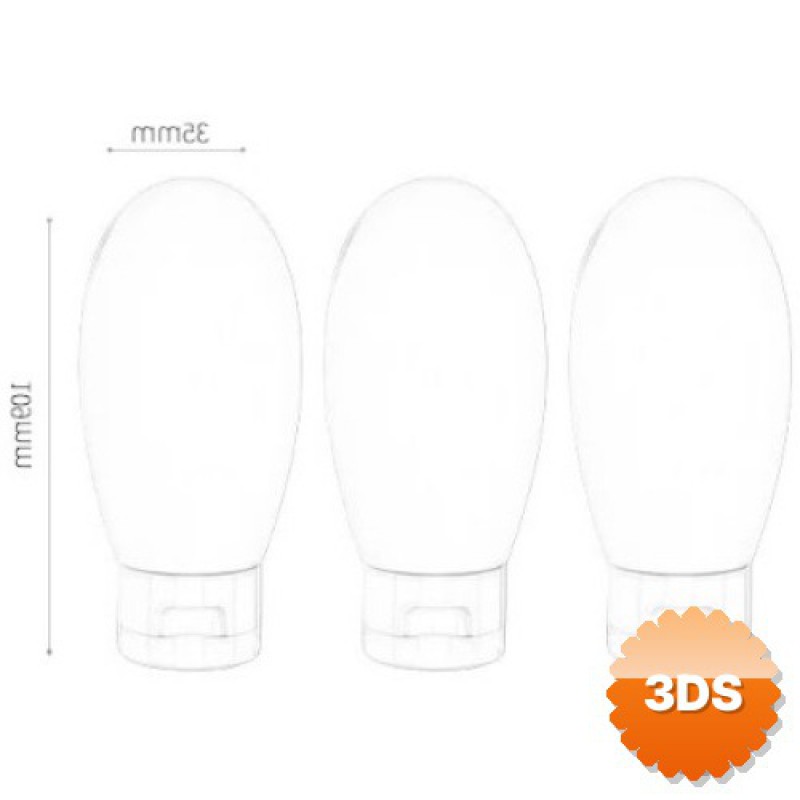 Seyahat Banyo Seti 3'lü 60 ml