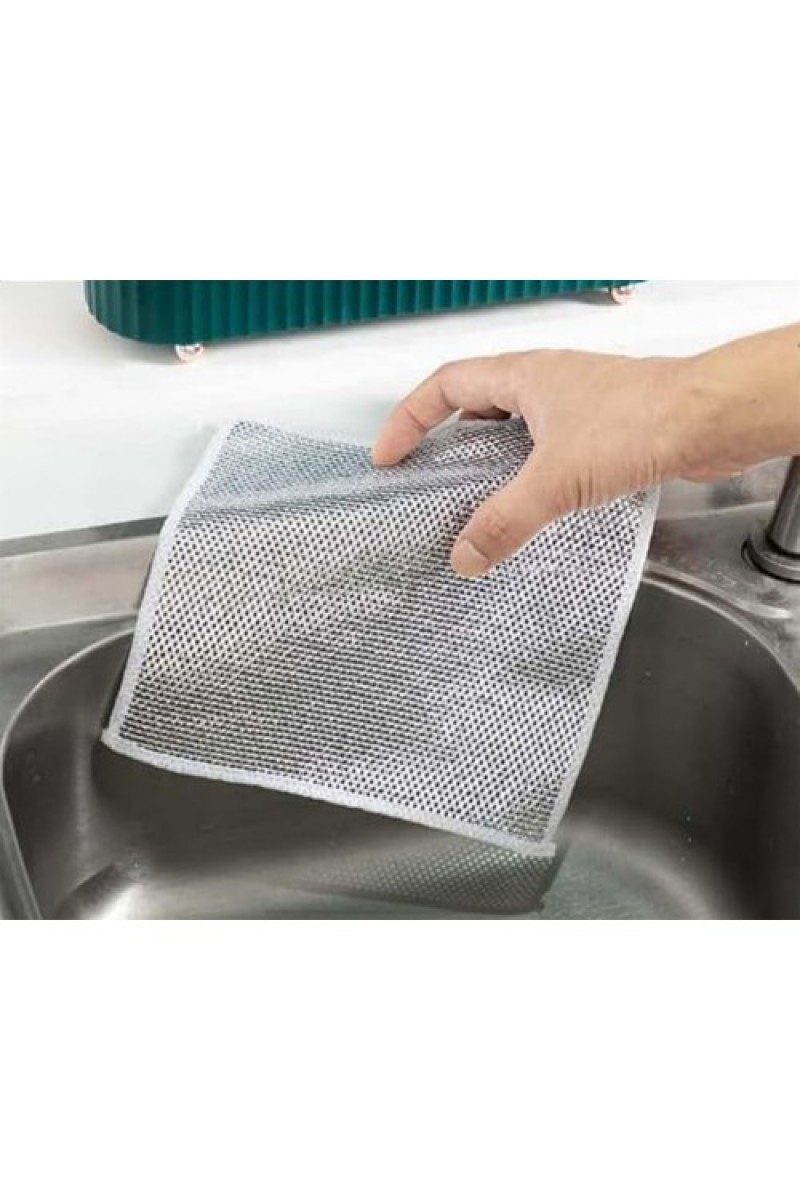 Tencere Tava Ovma ve Parlatma Bezi 20x20 Cm Naylon