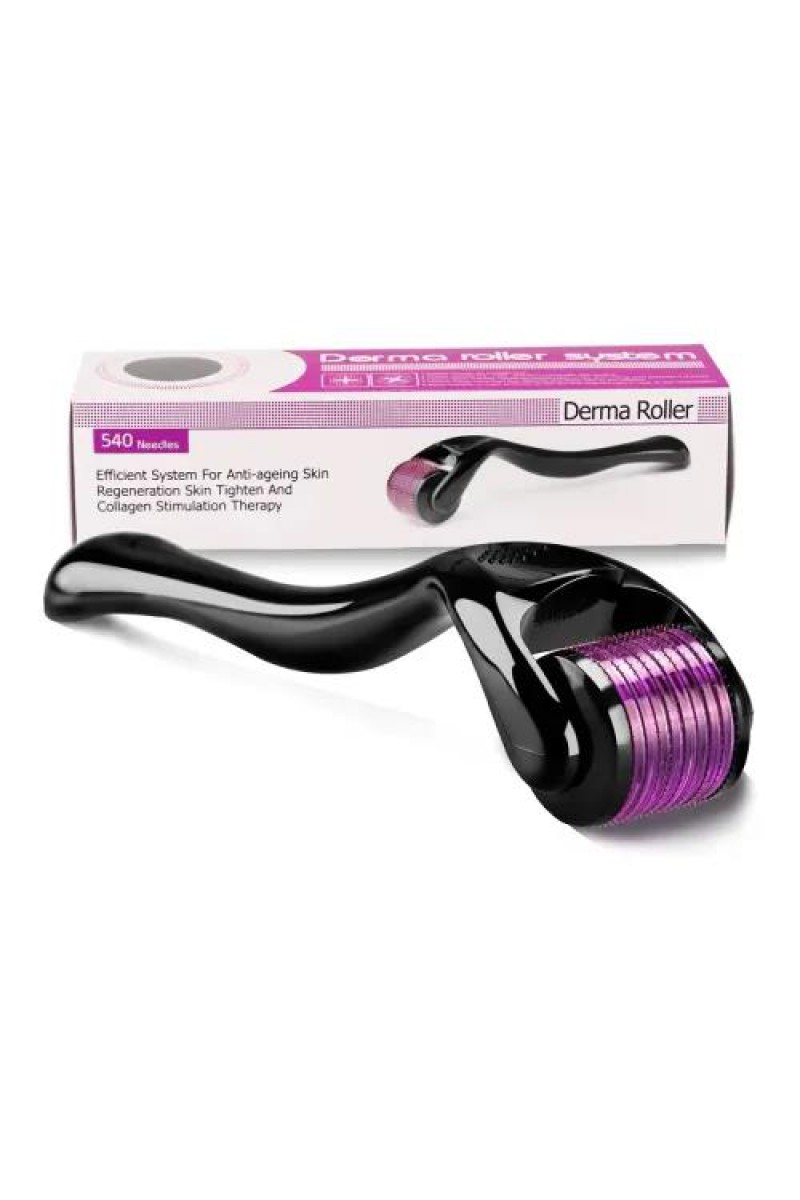 Derma Roller 0.5 mm, Titanyum 540 İğneli Cilt Bakım Aleti