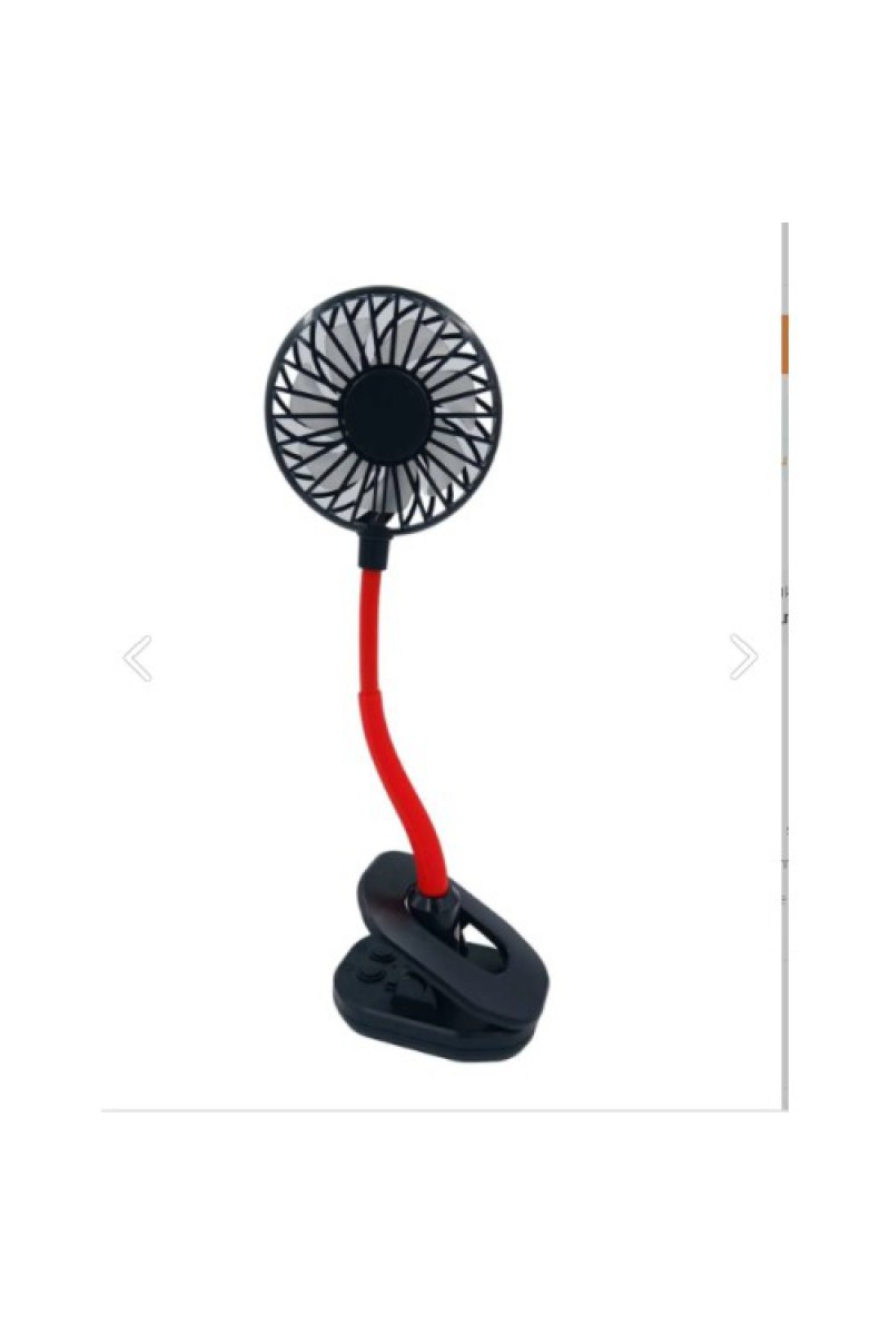 Portatif Işıklı Mini Klipsli Fan
