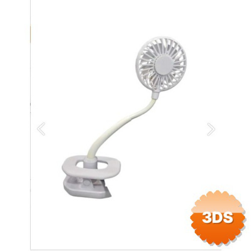 Portatif Işıklı Mini Klipsli Fan