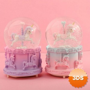 Orta Boy Unicorn Kar Küresi