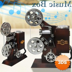 Film Makinesi Görünümlü Müzik Kutusu