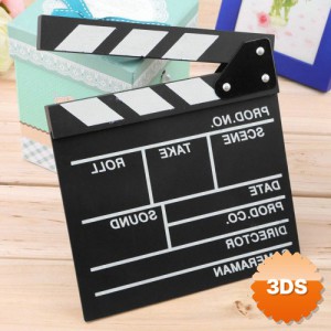 Mini Boy Dekoratif Sinema Klaket 20x20 cm