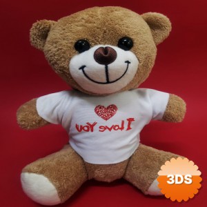 I Love You Tişörtlü Ayı 25 cm