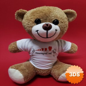 Seni Seviyorum Temalı Peluş Ayıcık