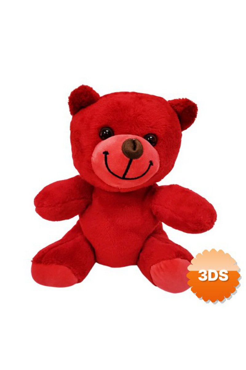 Sevimli Kırmızı Peluş Oyuncak Ayıcık