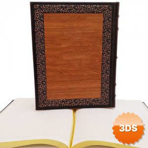 Dekoratif Hediyelik Ahşap Deri Defter