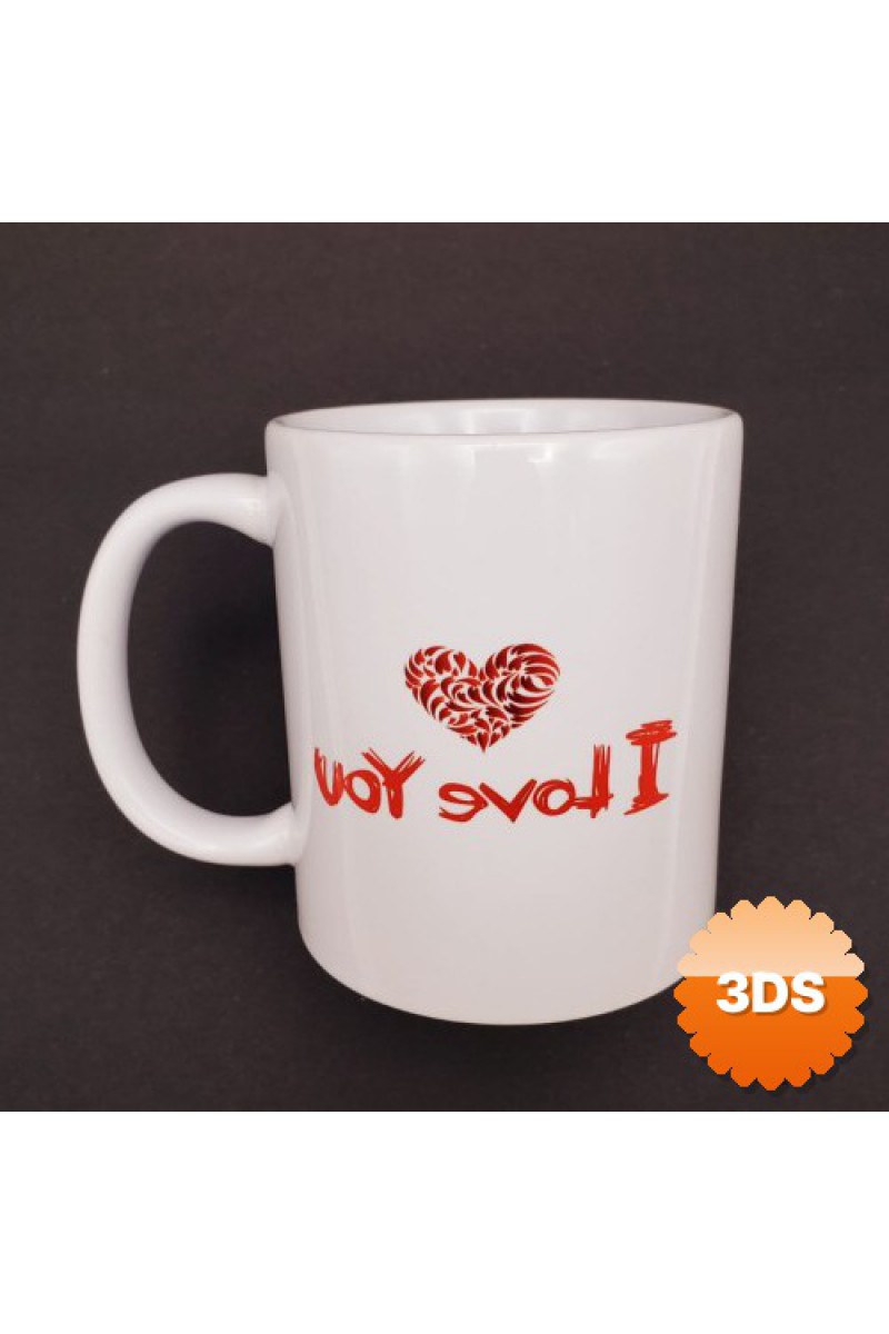 I Love You Baskılı Bardak