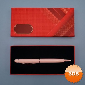 Kutulu Beyaz Tükenmez Kalem Touchpen
