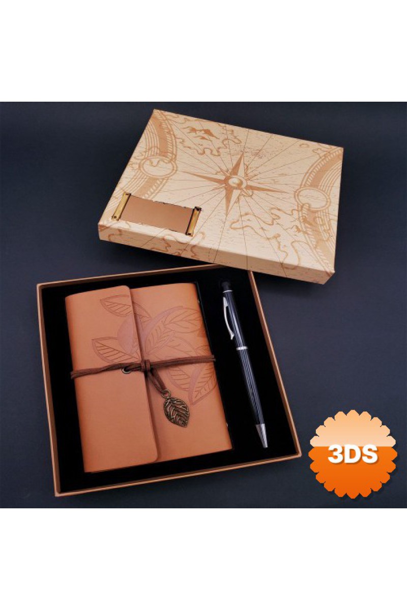 Taba Defter ve Siyah Kalem Seti