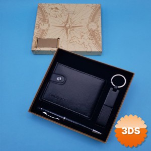 Siyaх Touchpen Kalem, Anahtarlık ve Cüzdan Seti
