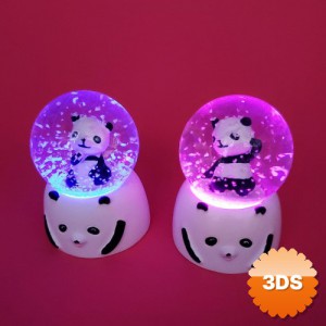 Mini Işıklı Panda Kar Küresi