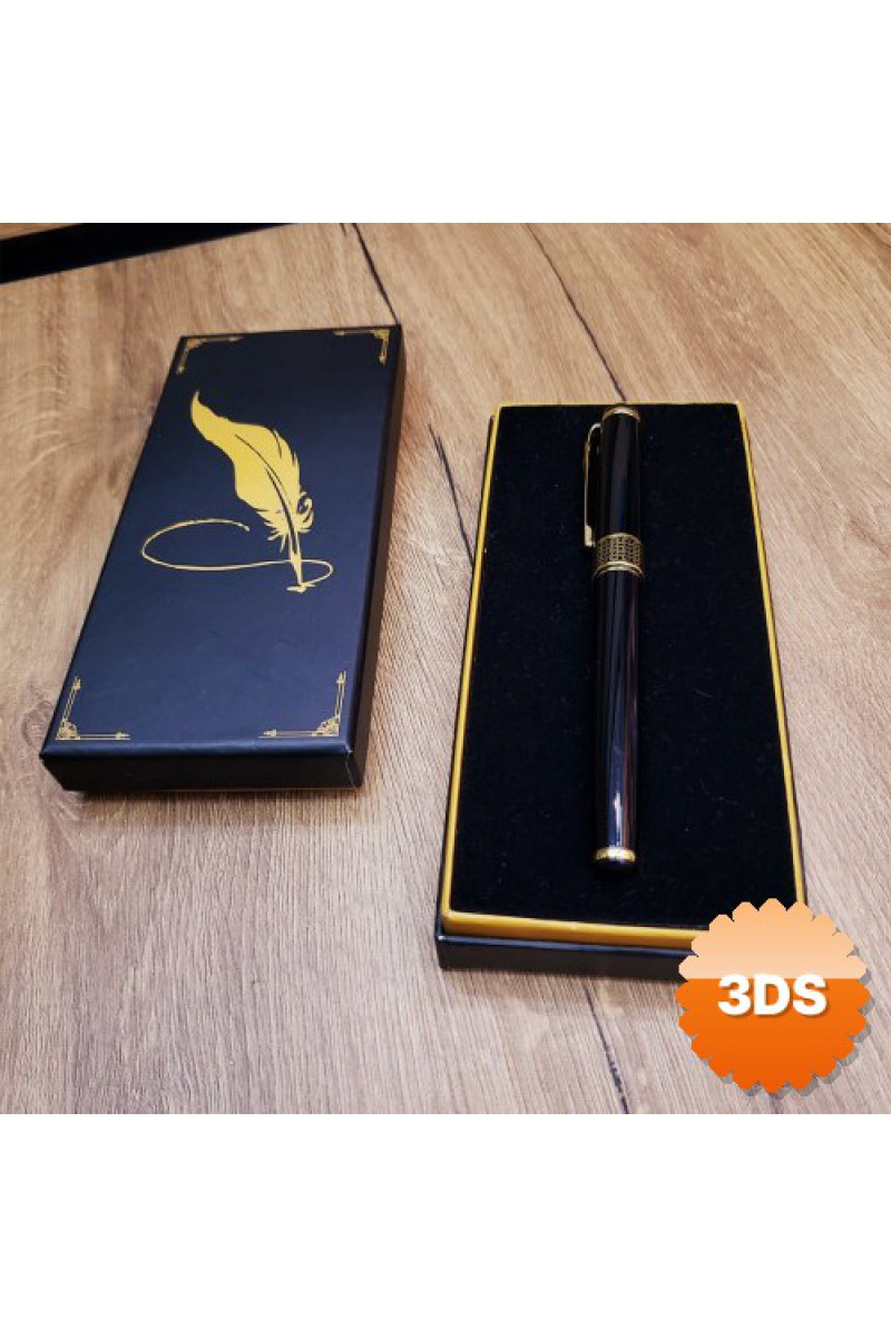 Siyah Desenli Metal Kalem