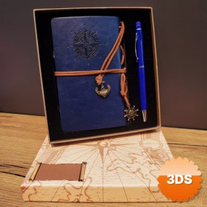 Pusula Defter Ve Tükenmez Kalem Set