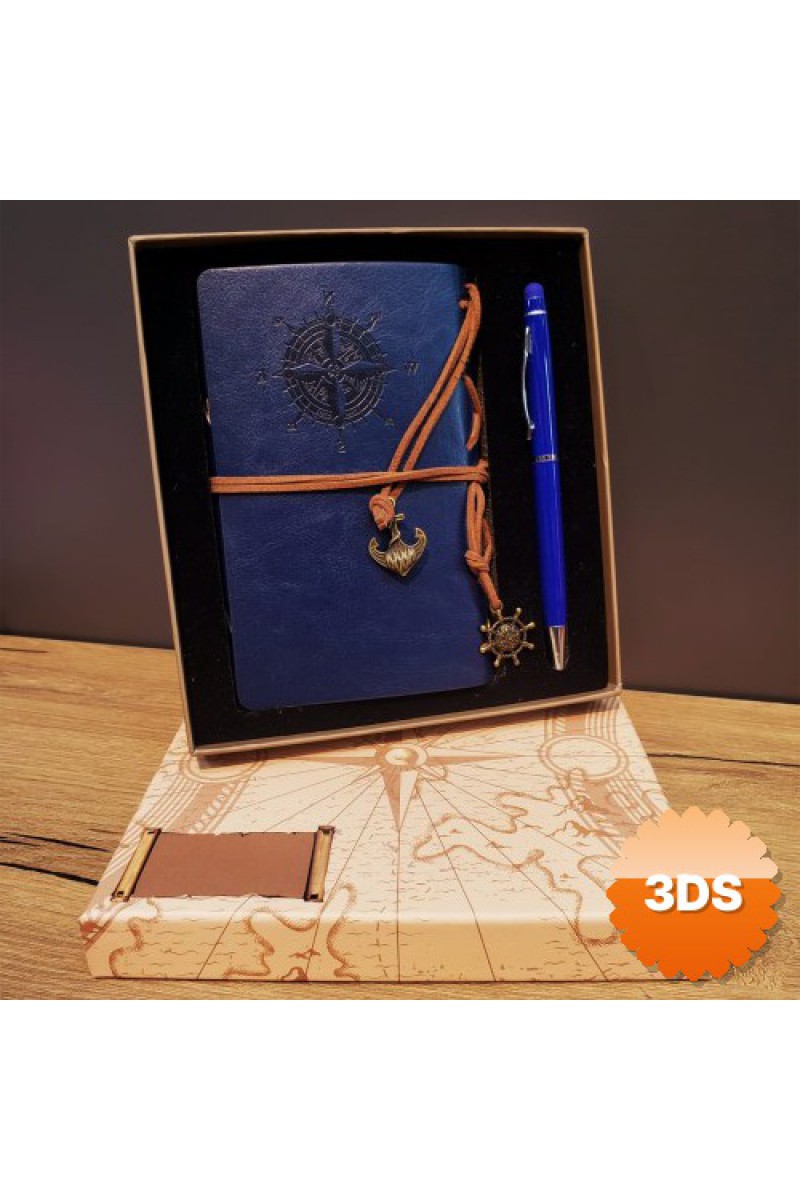Pusula Defter Ve Tükenmez Kalem Set