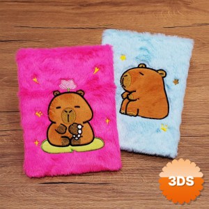Ayıcık Motifli Peluş Kapaklı Defter