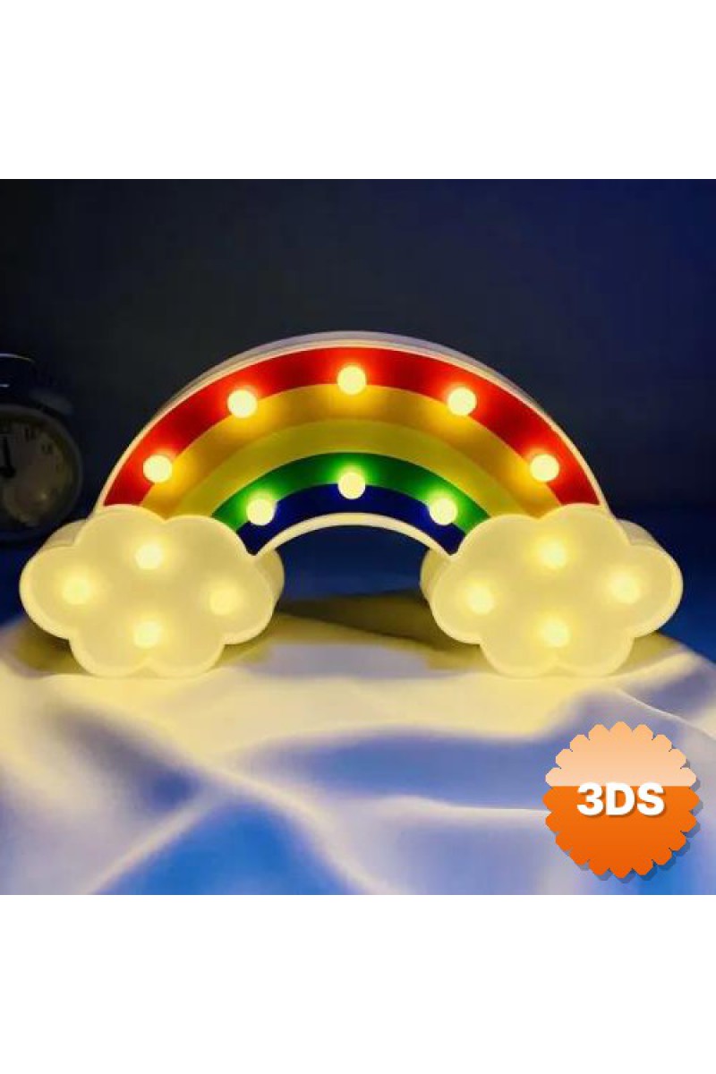 Led Işıklı Gökkuşağı Gece Lambası