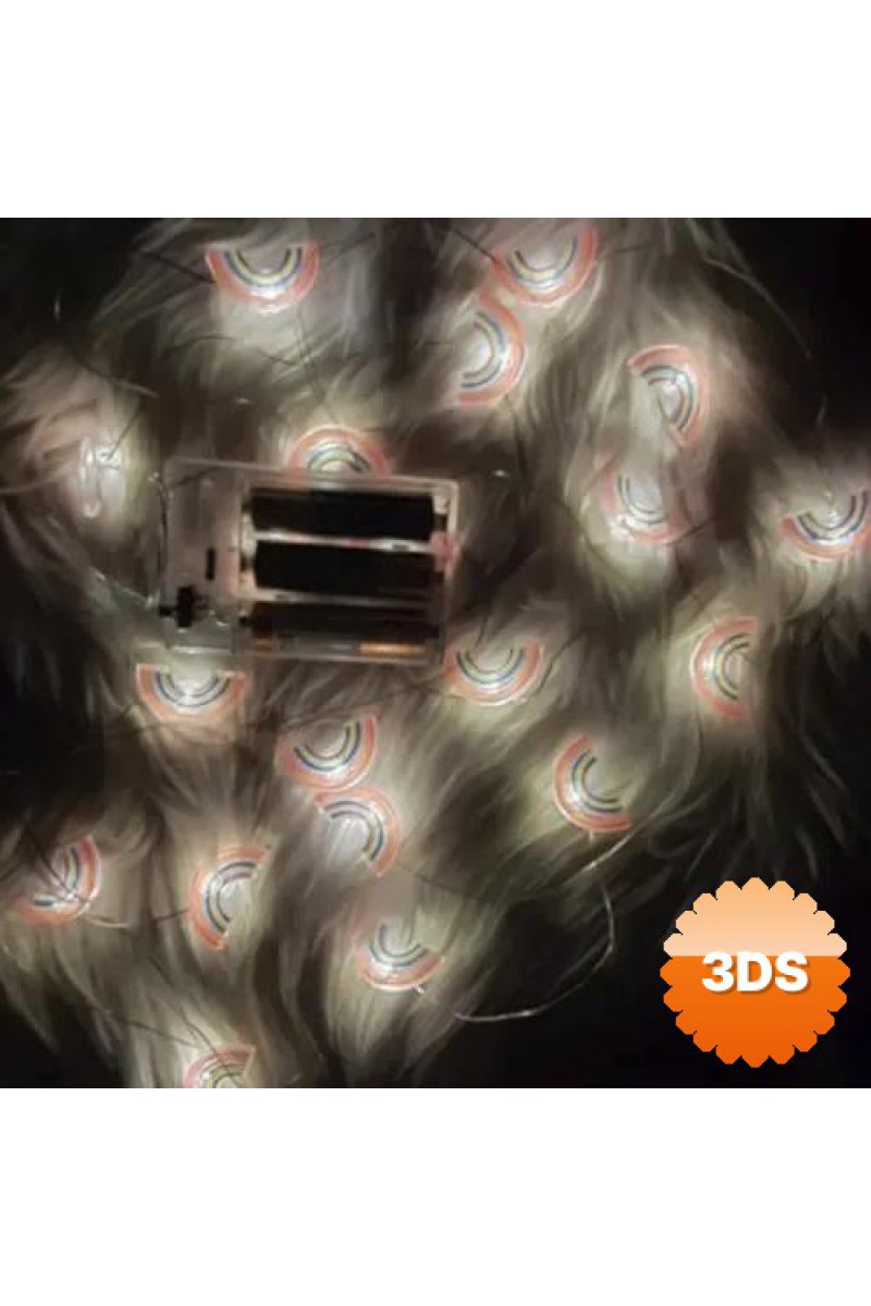 LED Işıklı Gökkuşağı Dekoratif Işıklı İp