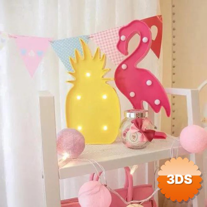 Ananas LED Gece Lambası Tropikal Enerjiyi Mekanınıza Taşıyın