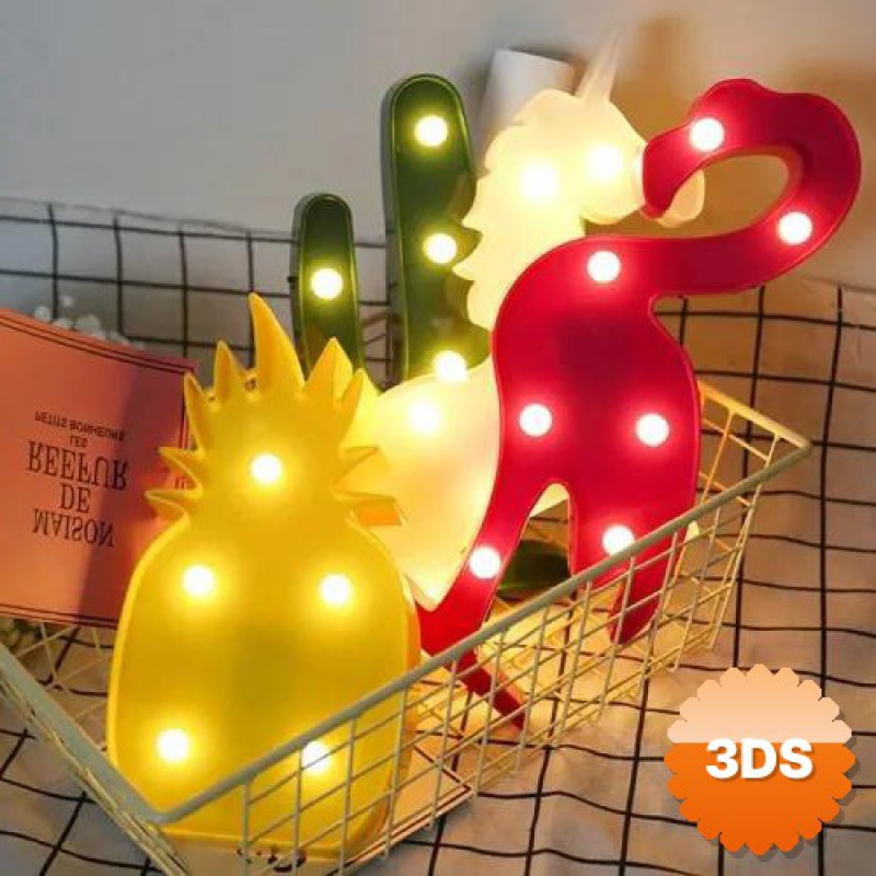 Ananas LED Gece Lambası Tropikal Enerjiyi Mekanınıza Taşıyın