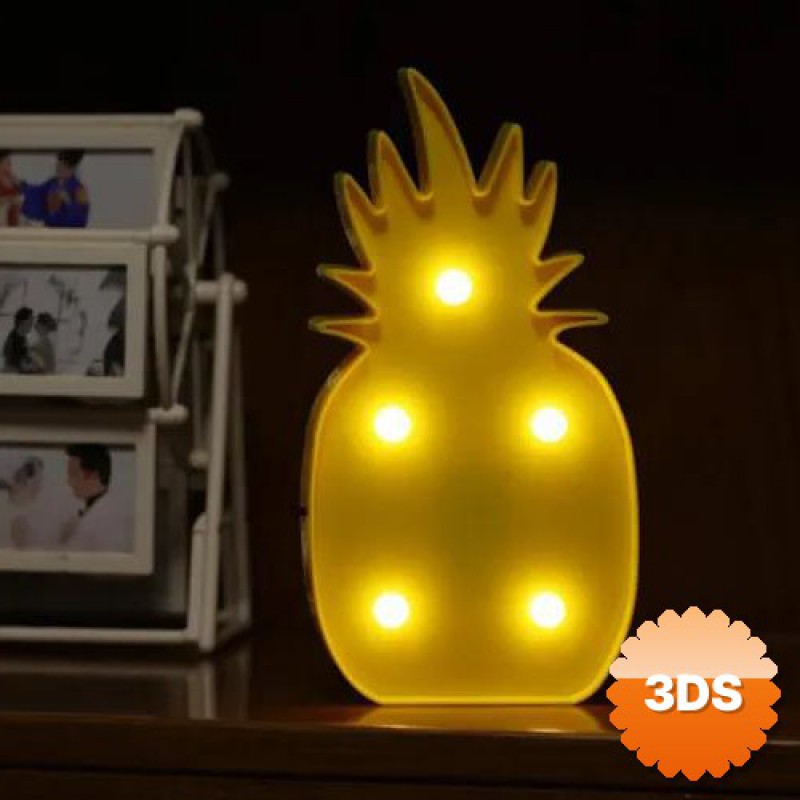 Ananas LED Gece Lambası Tropikal Enerjiyi Mekanınıza Taşıyın