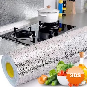 Yapışkanlı Mutfak Folyo Gümüş 40 cm x 10 m