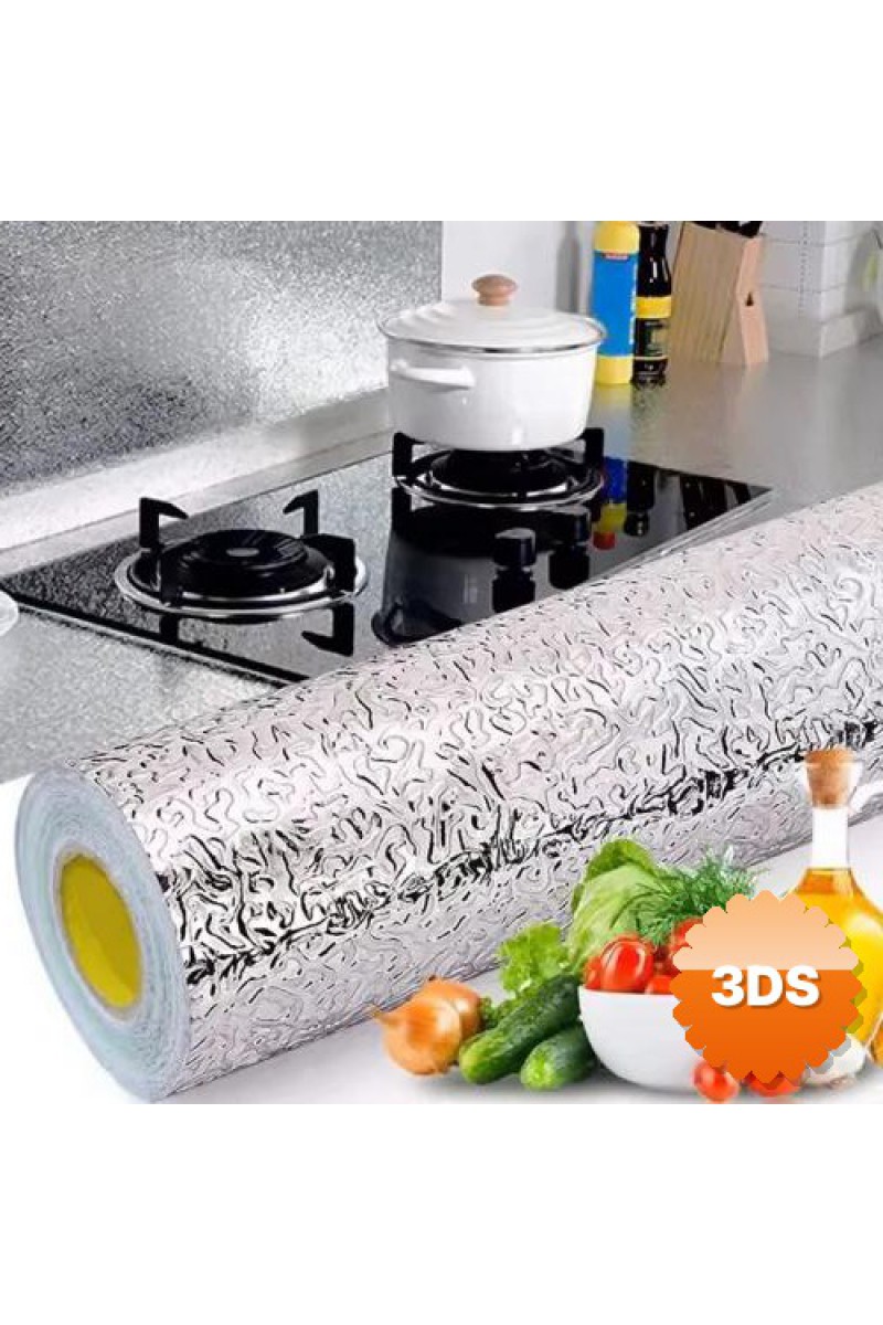 Yapışkanlı Mutfak Folyo Gümüş 40 cm x 10 m