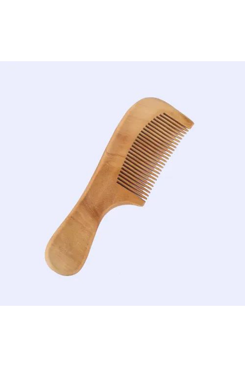Ahşap Saplı Tarak Seti, 20'li 14 cm Doğal Ahşap