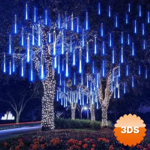 3.2m Meteor LED 8 Saçaklı Fişli Akan Yıldız Efekti