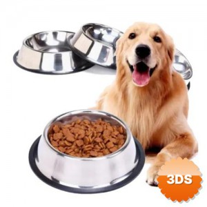 Paslanmaz Çelik Kedi/Köpek Mama Kabı