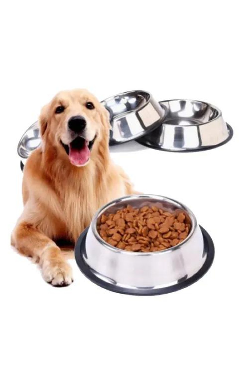 Paslanmaz Çelik Kedi/Köpek Mama Kabı