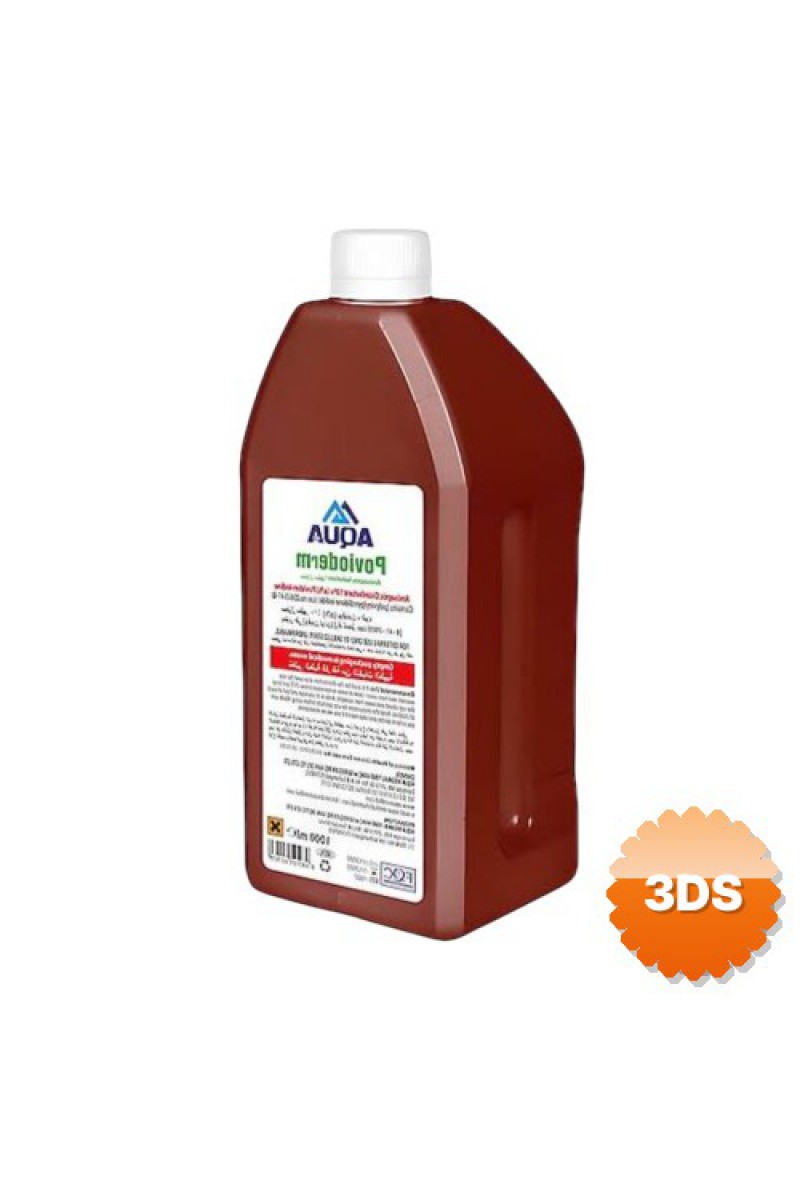 Aqua Poviderm Antiseptik Çözelti, 1 Litre Batikon