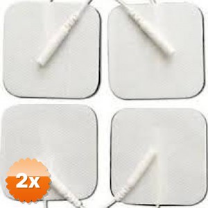 2 Adet Tens Pedi 5x5 cm Kablolu