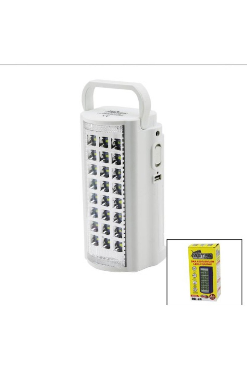 Nordmende 24 Ledli Şarjlı Powerbank Ledli Işıldak