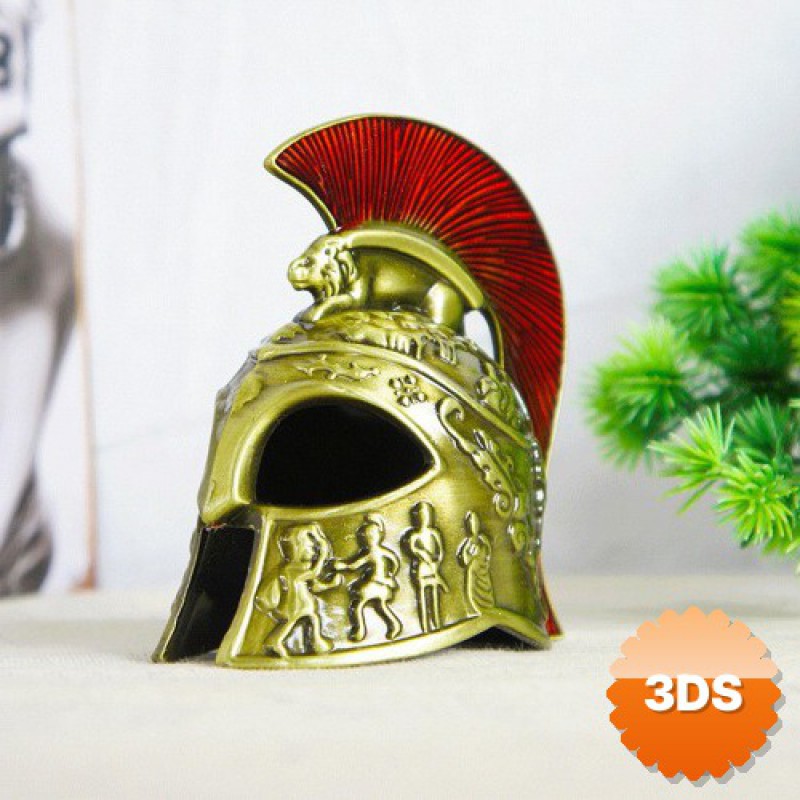 Metal Dekoratif Şövalye Miğferi