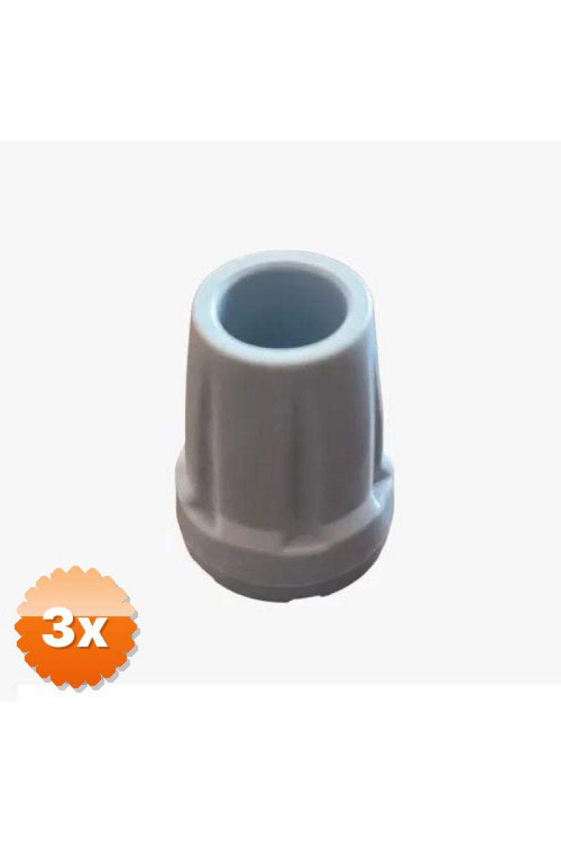 Baston Lastiği, 22 mm Kauçuk Kaymaz Uç