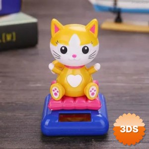 Güneş Enerjili Sallanan Kedi