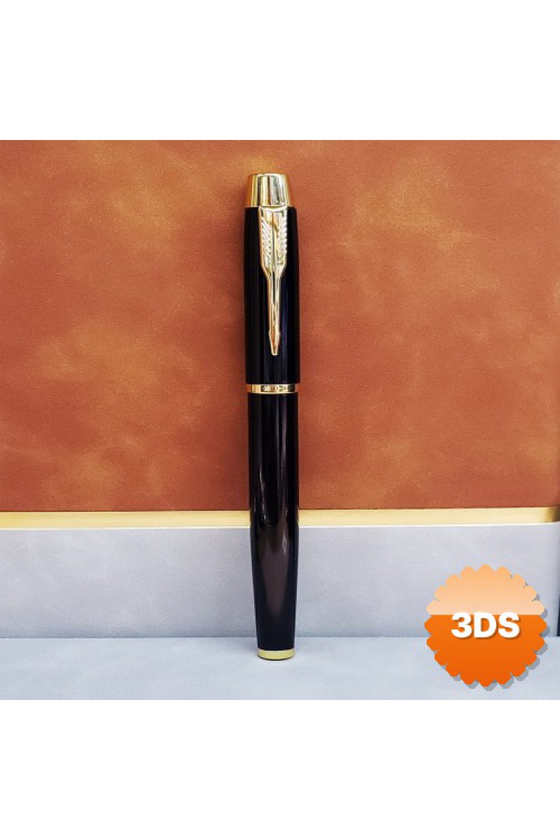 Metal Siyah Gold Roller Kalem