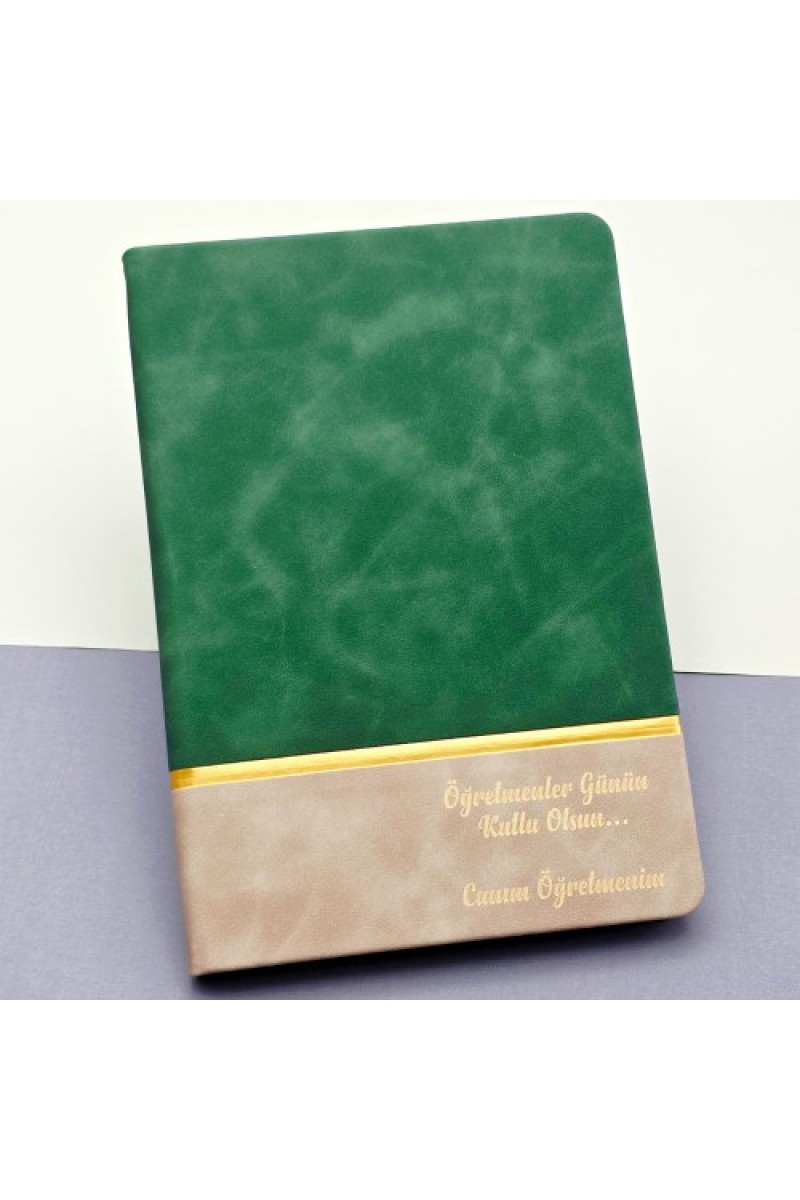 Öğretmenler Günü Hediyesi Yeşil Defter