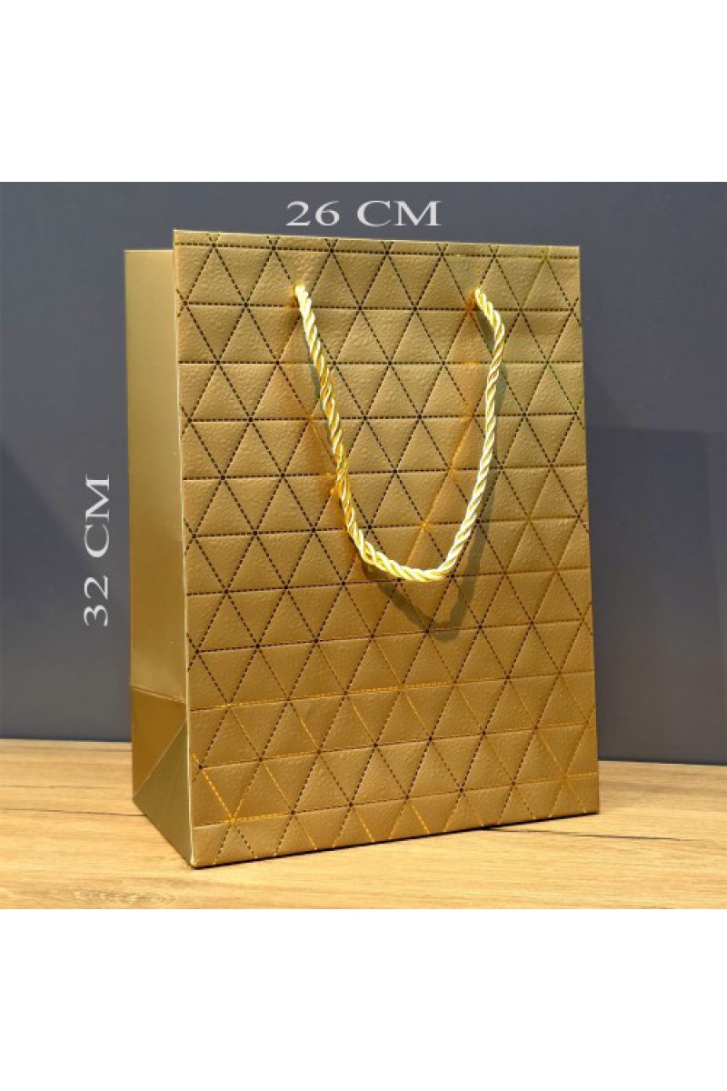 Büyük Boy Gold Hediye Çantası