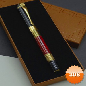 Özel Tasarım Kutulu VIP Metal Roller Kalem, Gold Detaylı