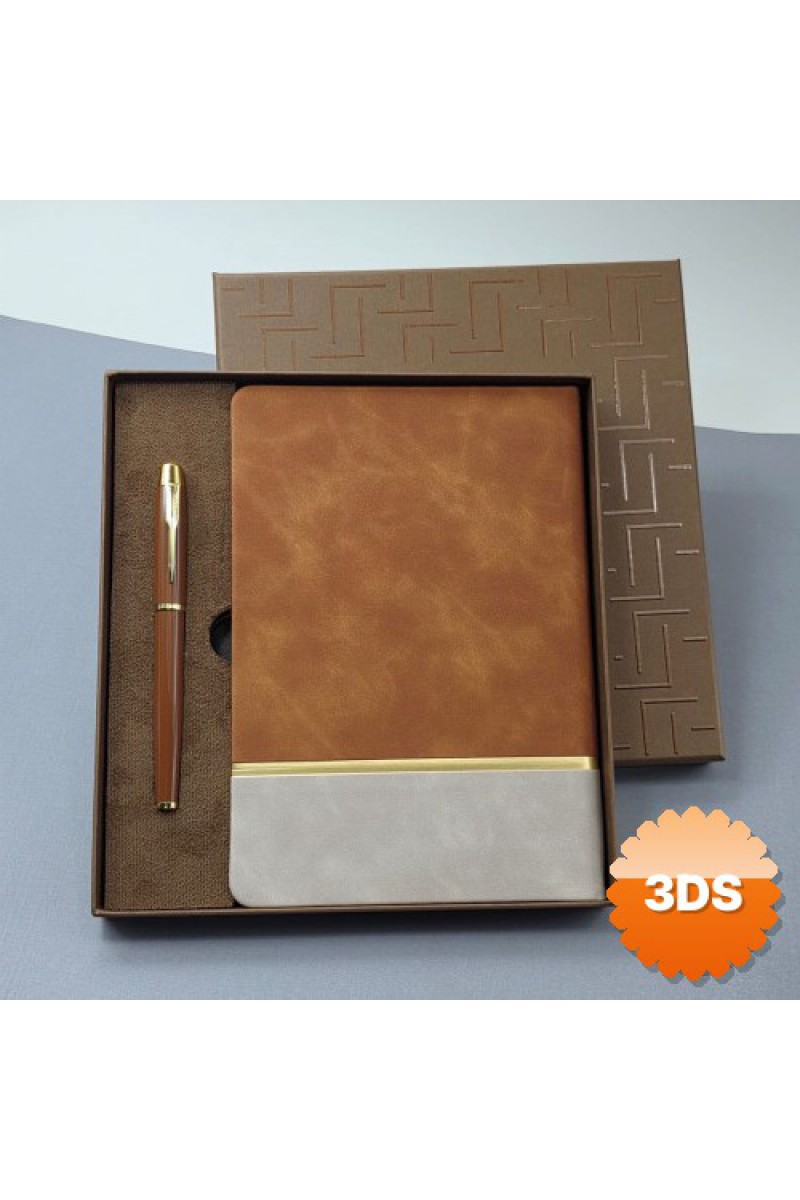 Soft Deri Defter ve Roller Kalem Seti