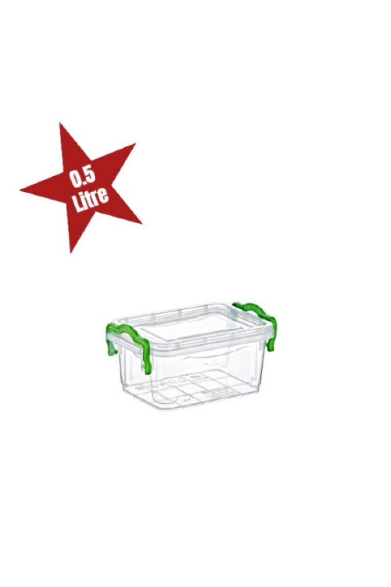 2 - Adet Mini Saklama Kutusu 0.5 Litre