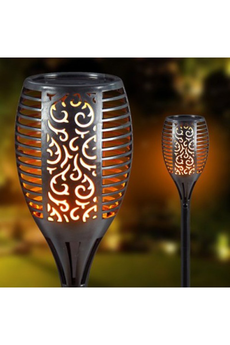 Alev Efektli Solar Bahçe Lambası 51 cm