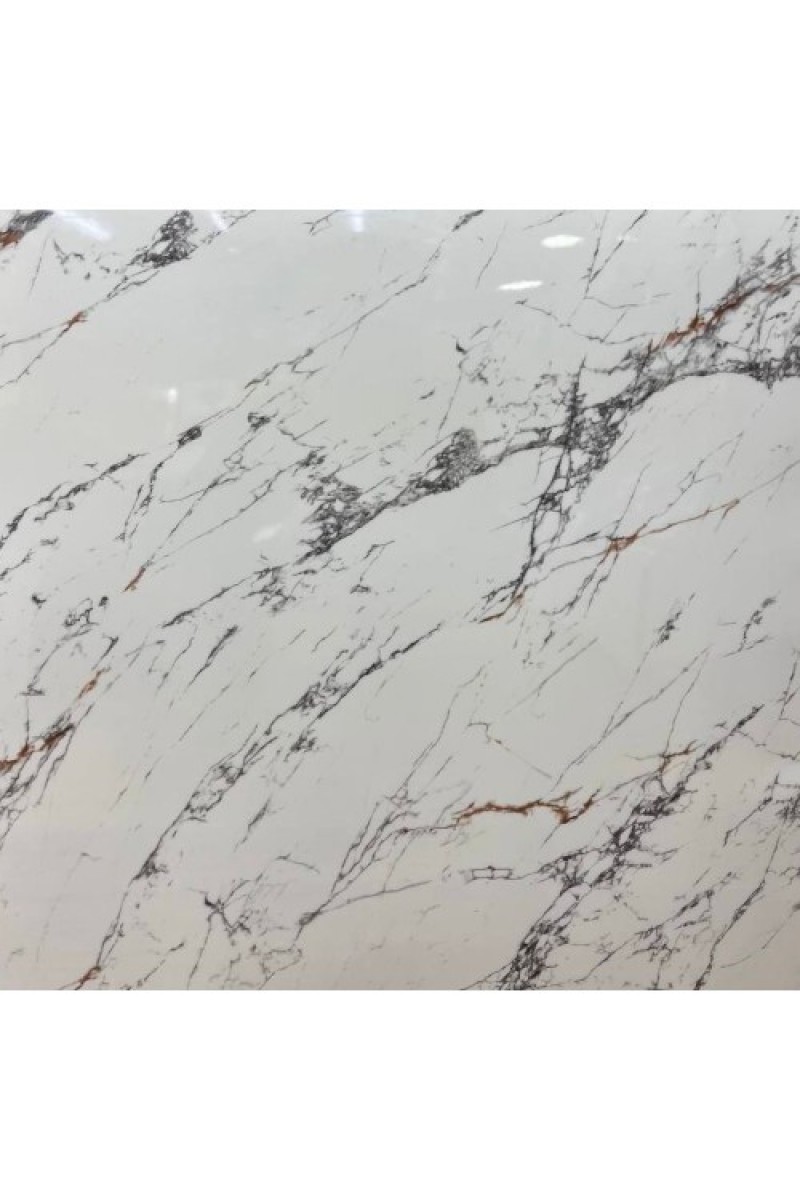 Beyaz Mermer Desenli Yapışkanlı Folyo Kaplama Kağıdı 60 cm x 5 m