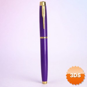 Mor Metal Roller Kalem