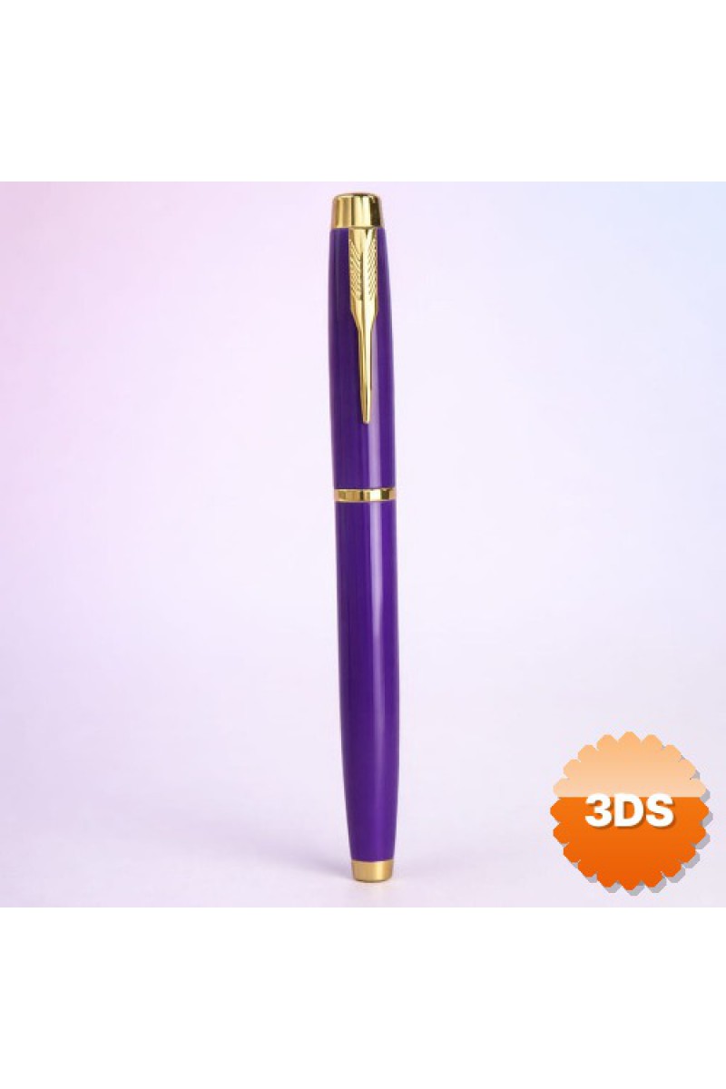 Mor Metal Roller Kalem